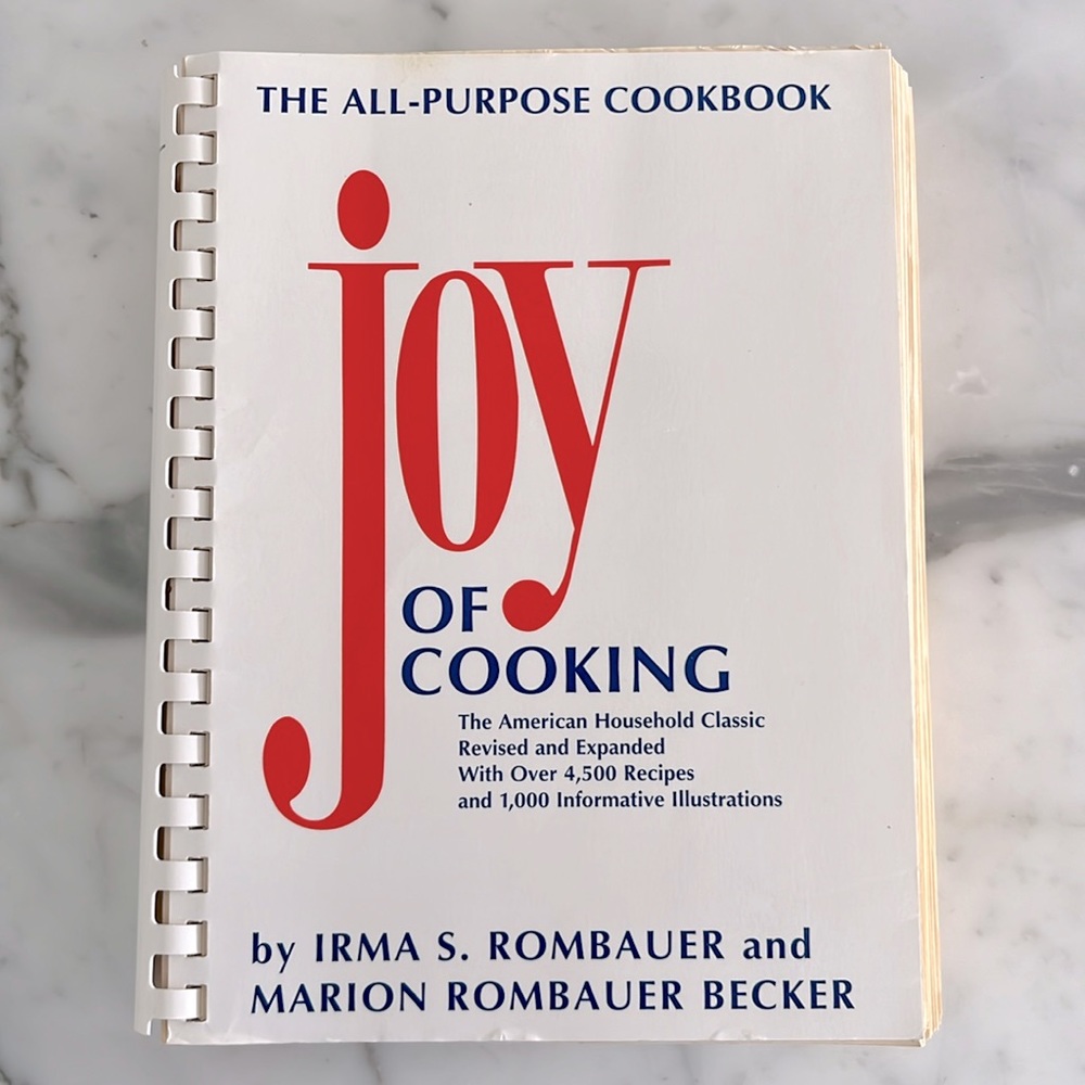 JOY OF COOKING Cookbook by Irma S. Rombauer and Marion Rombauer Becker